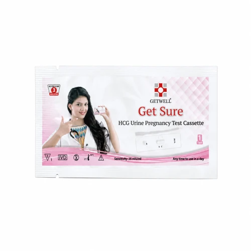 Get Sure Pregnancy Test Cassette 1pcs | Urine hCG Pregnancy Detection Kit | Home Pregnancy Test Device